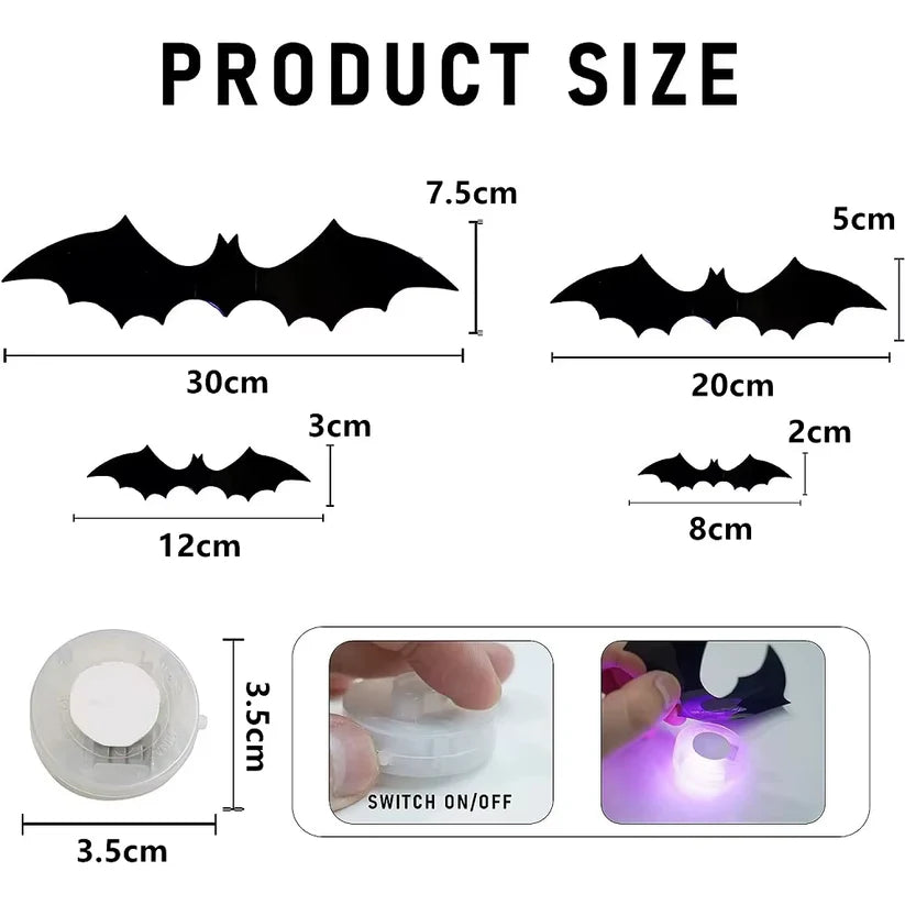 GlowBats™ — LED Wall Decor Lights