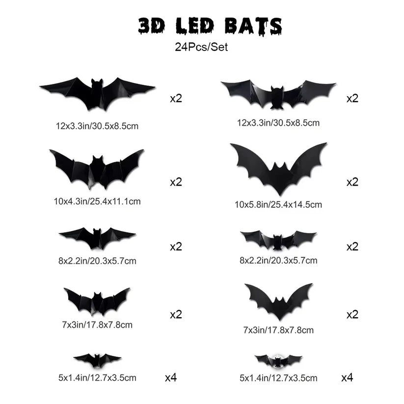 GlowBats™ — LED Wall Decor Lights